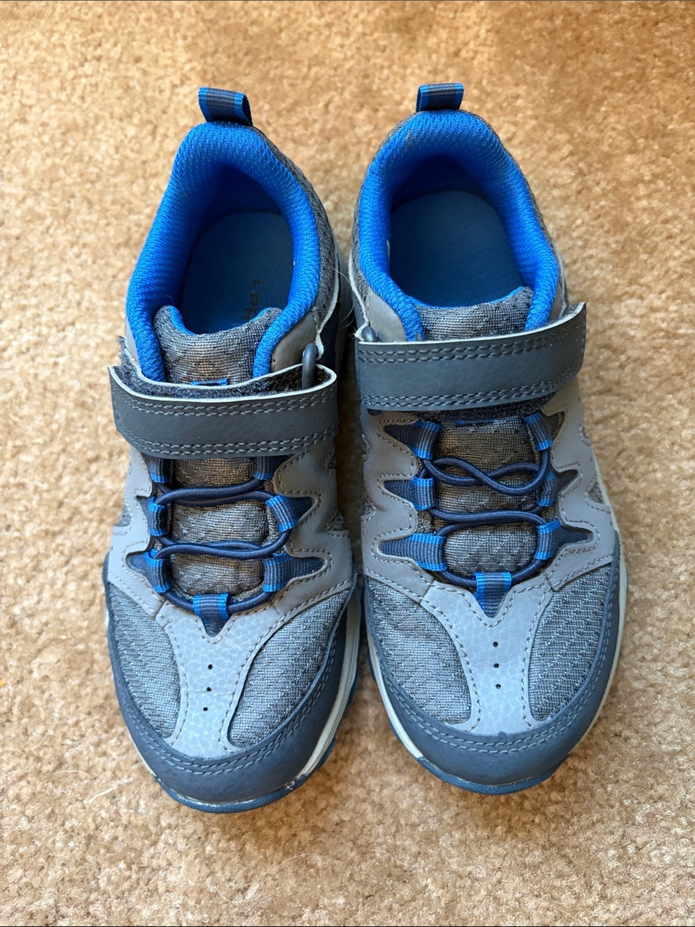 Boys Merrell Gray & Blue Active Sneakers